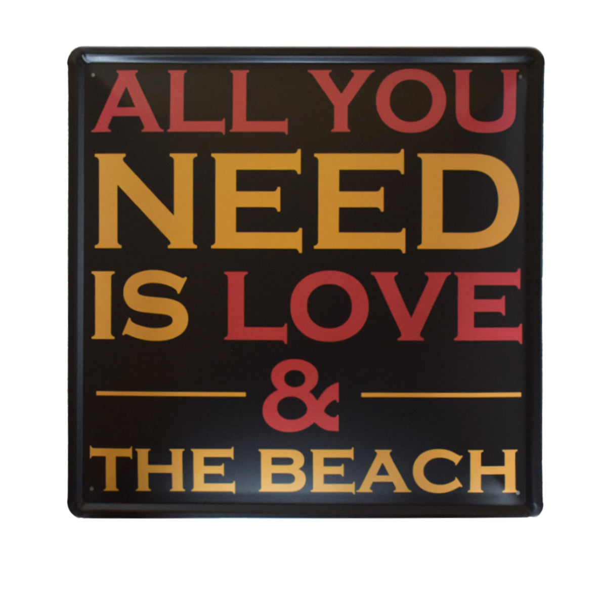 Tablou Metalic, All You Need, Stil Retro, Naimeed D29-AllYouNeed - 221.ro