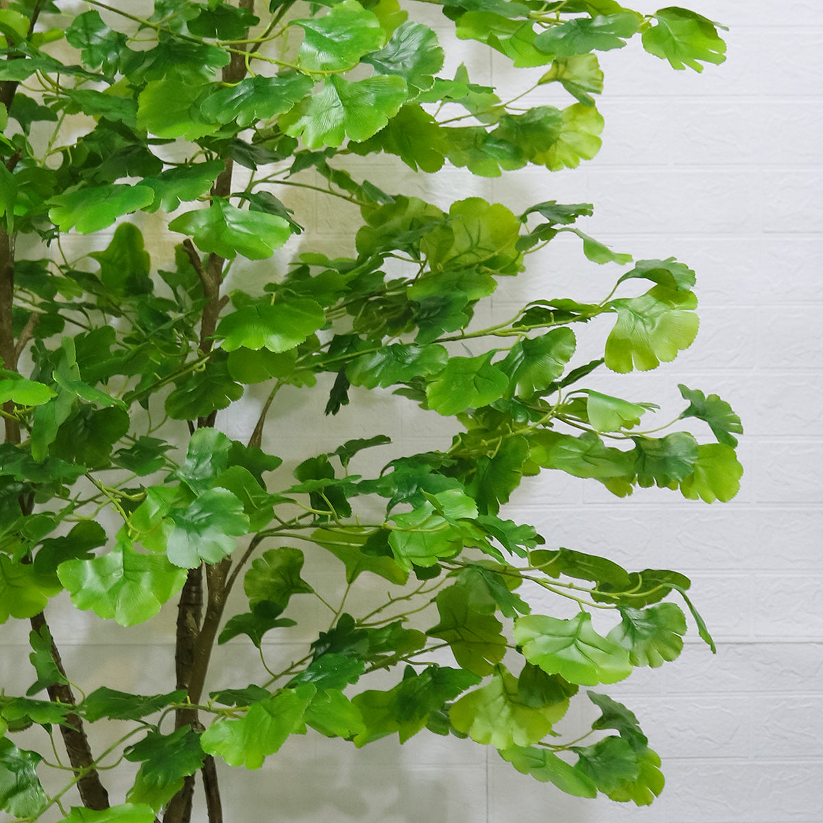 Copac artificial, Ginkgo Biloba fara ghiveci D3056, verde, 210 cm - 221.ro