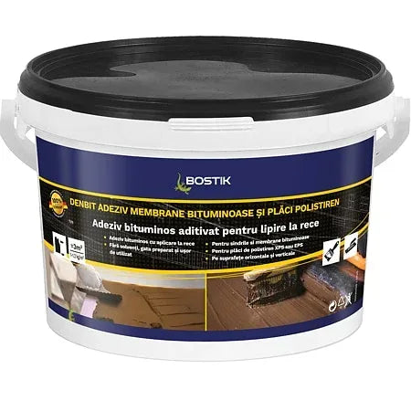 Adeziv membrane bituminoase si placi polistiren, negru, 3 kg BOSTIK / D30631290 - 221.ro
