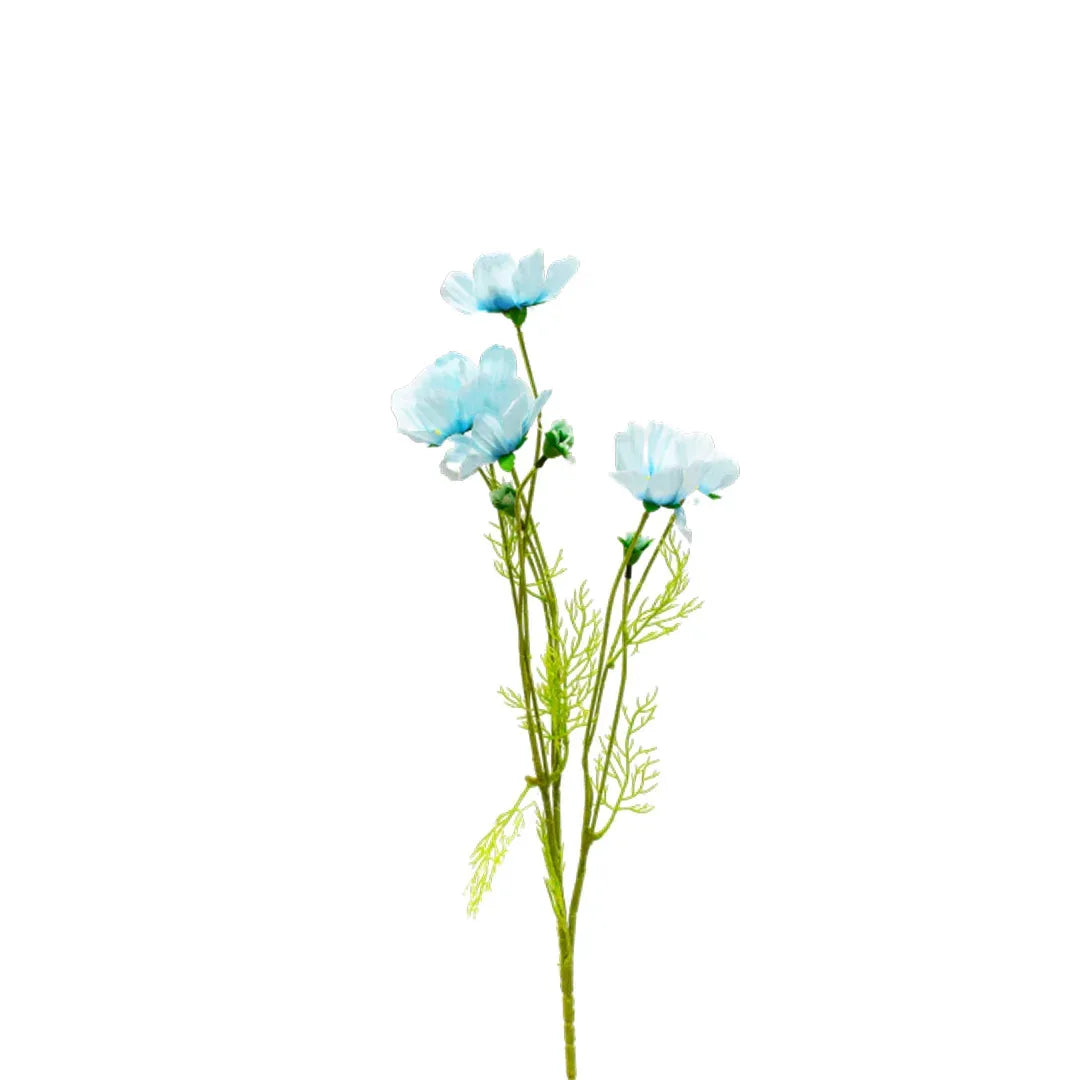 Planta artificiala cu 8 fire, Naimeed D3118, culoare Albastru, 85 x 20 cm - 221.ro