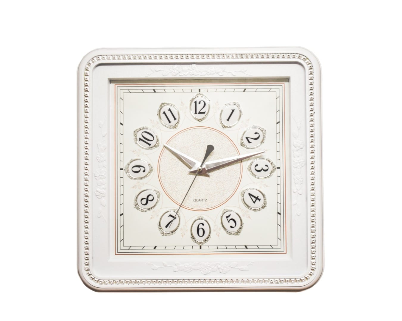 Ceas de perete 42 cm cu mecanism silentios, D3328 ALB