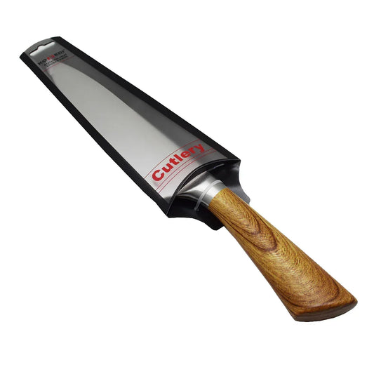 Cutitul bucatarului, Naimeed D3360, gama Konedi, otel inoxidabil, maner imitatie lemn, 20 cm - 221.ro