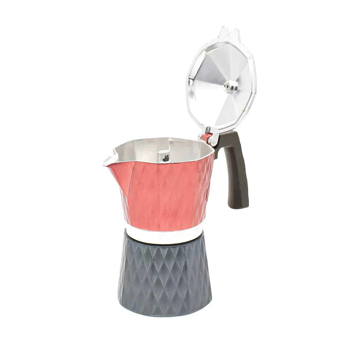 Cafetiera MOKA, 6 cafele, D3407, Rosu/Negru - 221.ro