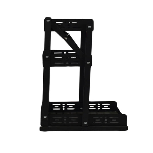 Raft pliabil cu 3 polite, Naimeed D3427, 55x33x30 cm Negru - 221.ro
