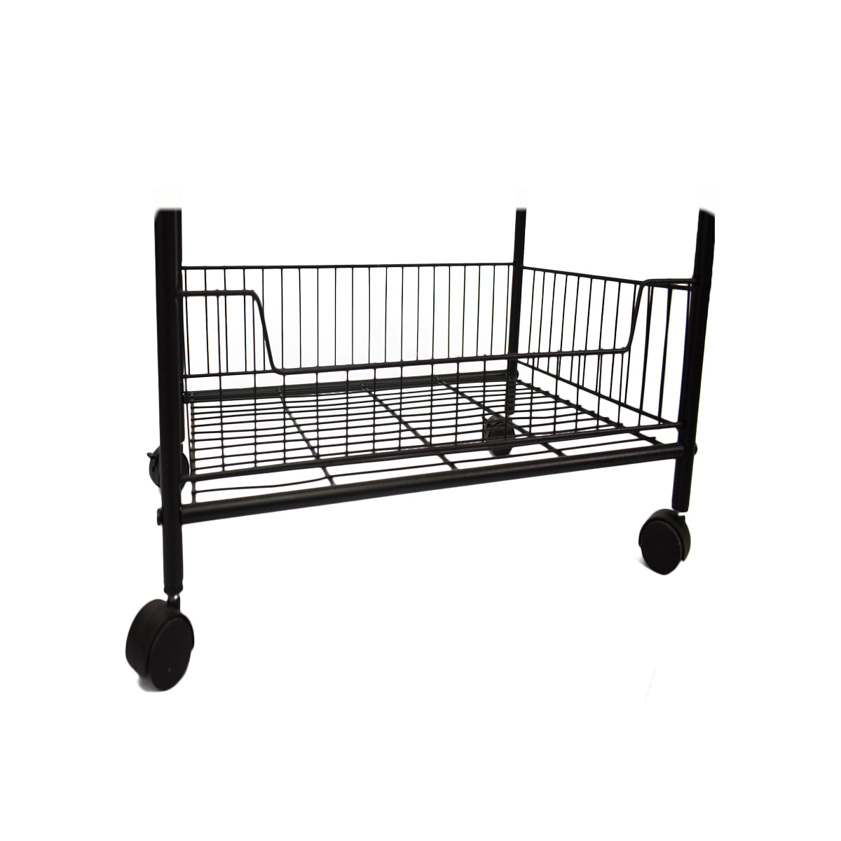 Raft metalic cu polite, Naimeed D3428, 125x54x36 Negru