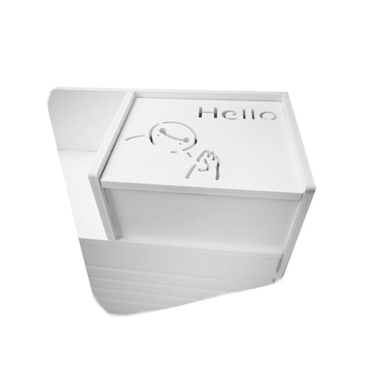 Pantofar, Naimeed D3462 Culoare Alb, 80 x 60 x 17 cm