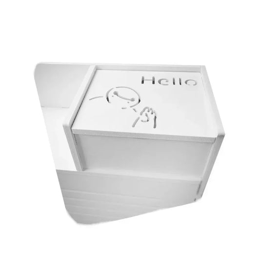 Pantofar, Naimeed D3462 Culoare Alb, 80 x 60 x 17 cm - 221.ro