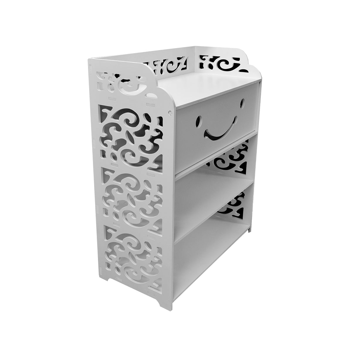 Dulapior Naimeed D3480, culoare Alb, 78 x 62 x 32 cm