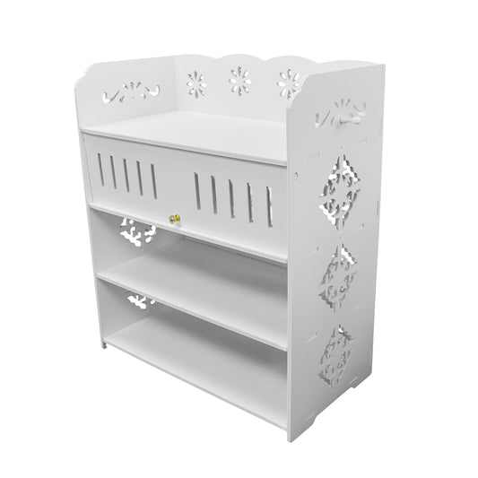 Dulapior Naimeed D3481, culoare Alb, 71 x 60 x 32 cm