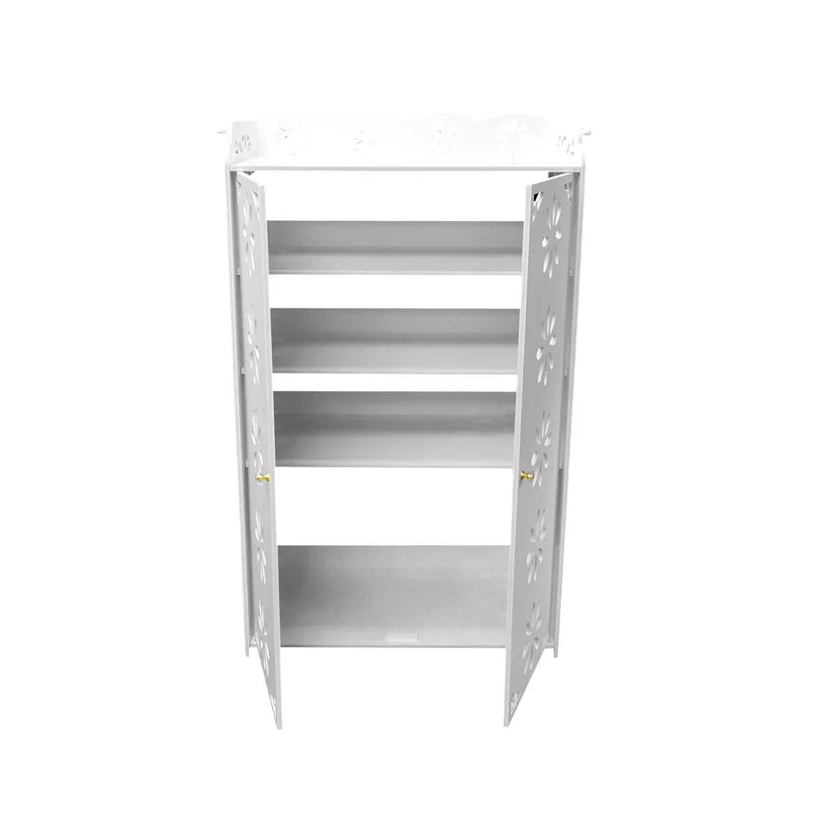 Dulap cu 4 rafturi, Naimeed D3484, culoare Alb, 100 x 60 x 32 cm - 221.ro