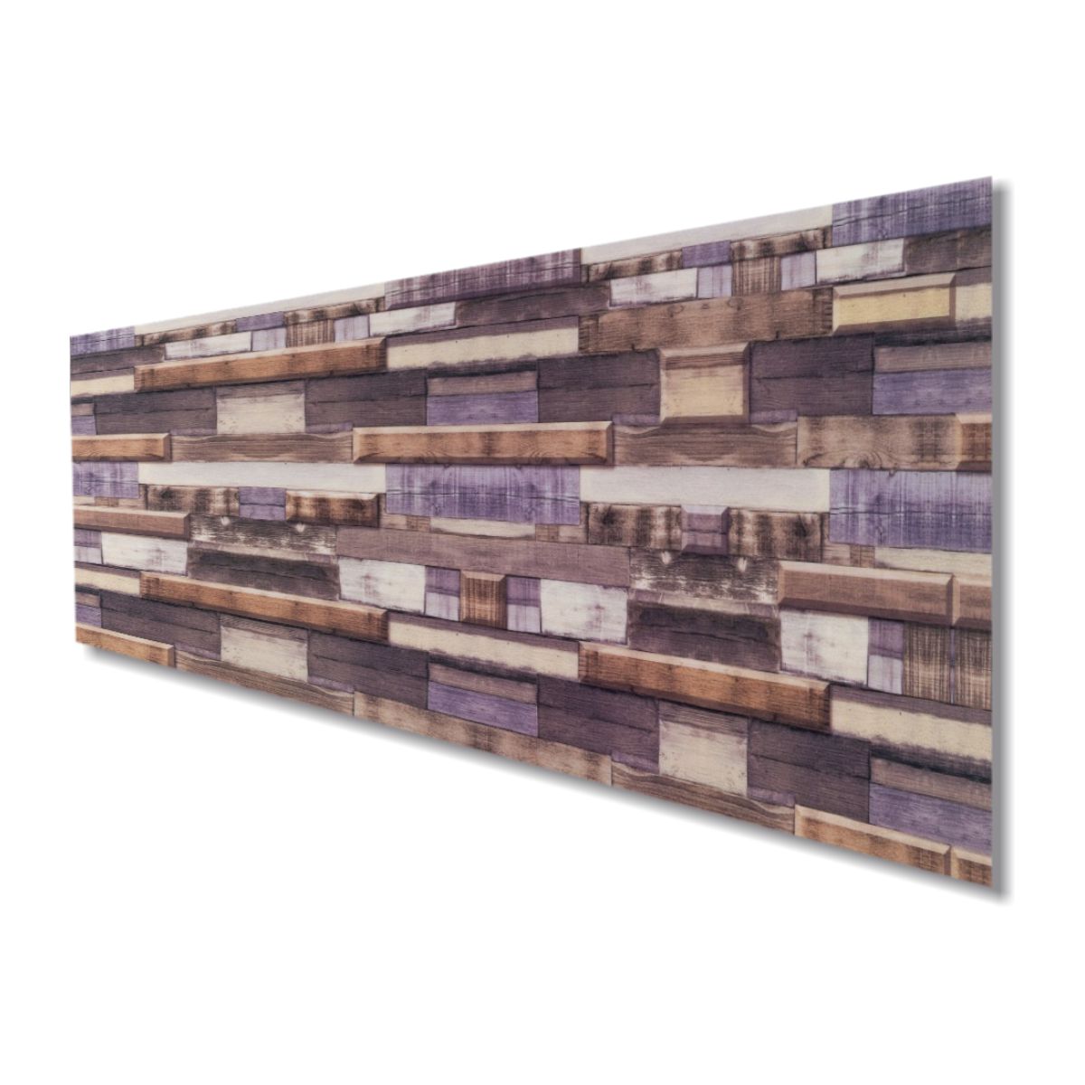 Set 10 panouri decorative, Autoadeziv, suprafata acoperita 1.8 m2, Naimeed D3502, 30x60 cm, Multicolor