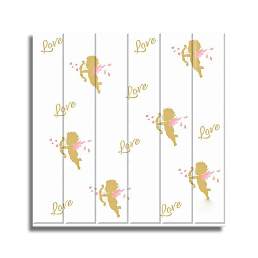 Set 10 x Tapet 3D autoadeziv, design modern, usor de curatat, 70x70 cm, Naimeed D3555