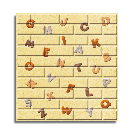 Set 10 x Tapet 3D autoadeziv, design modern, usor de curatat, 70x77 cm, Naimeed D3563