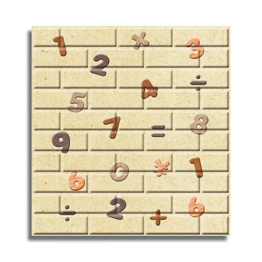 Set 10 x Tapet 3D autoadeziv, design modern, usor de curatat, 70x77cm, Naimeed D3586