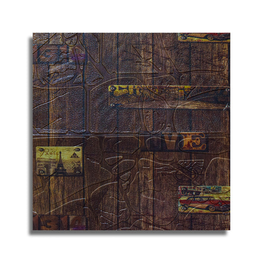 Set 10 x Tapet 3D autoadeziv, design modern, usor de curatat, 70x70 cm, Naimeed D3594