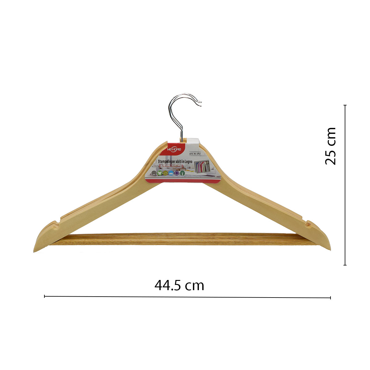 Set 3 Umerase, lemn si metal, D3798