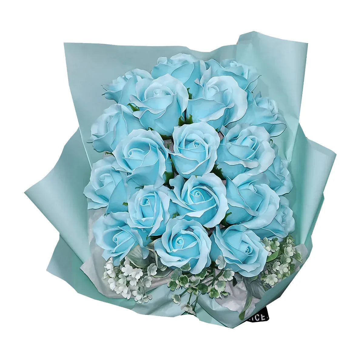 Aranjament floral elegant, flori de sapun, D4072, Blue - 221.ro