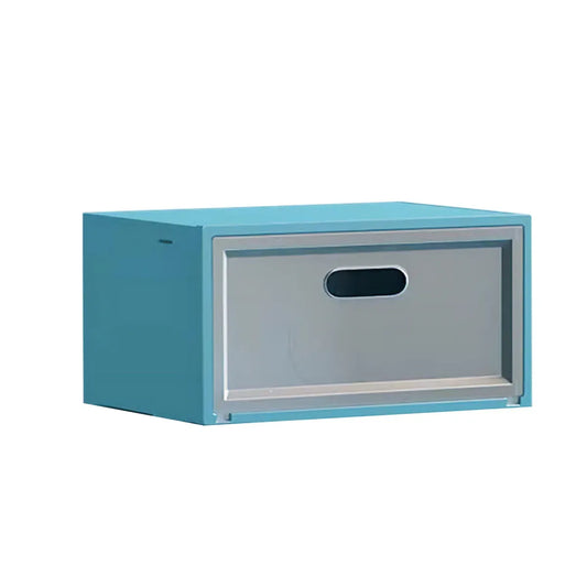 Set 3 cutii pentru depozitare pantofi, Naimeed D4153, polipropilena, Albastru - 221.ro