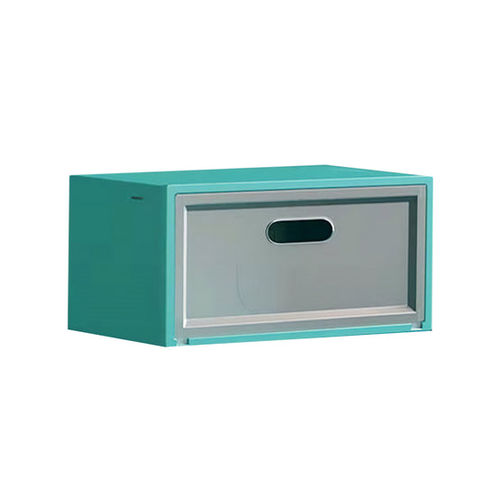 Set 3 cutii pentru depozitare pantofi, Naimeed D4154, polipropilena, Verde