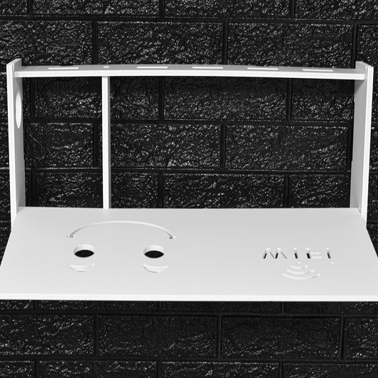 Raft suport Router Wireless, pentru mascare fire si echipament WIFI, D4154, 52*25*8.5 cm