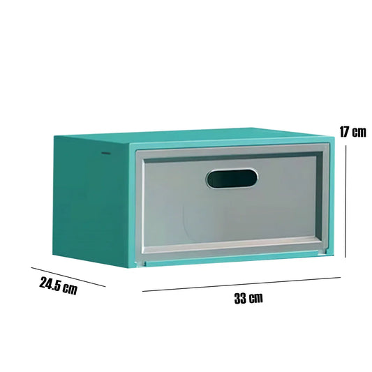 Cutie pentru depozitare pantofi, Naimeed D4154, polipropilena, verde - 221.ro