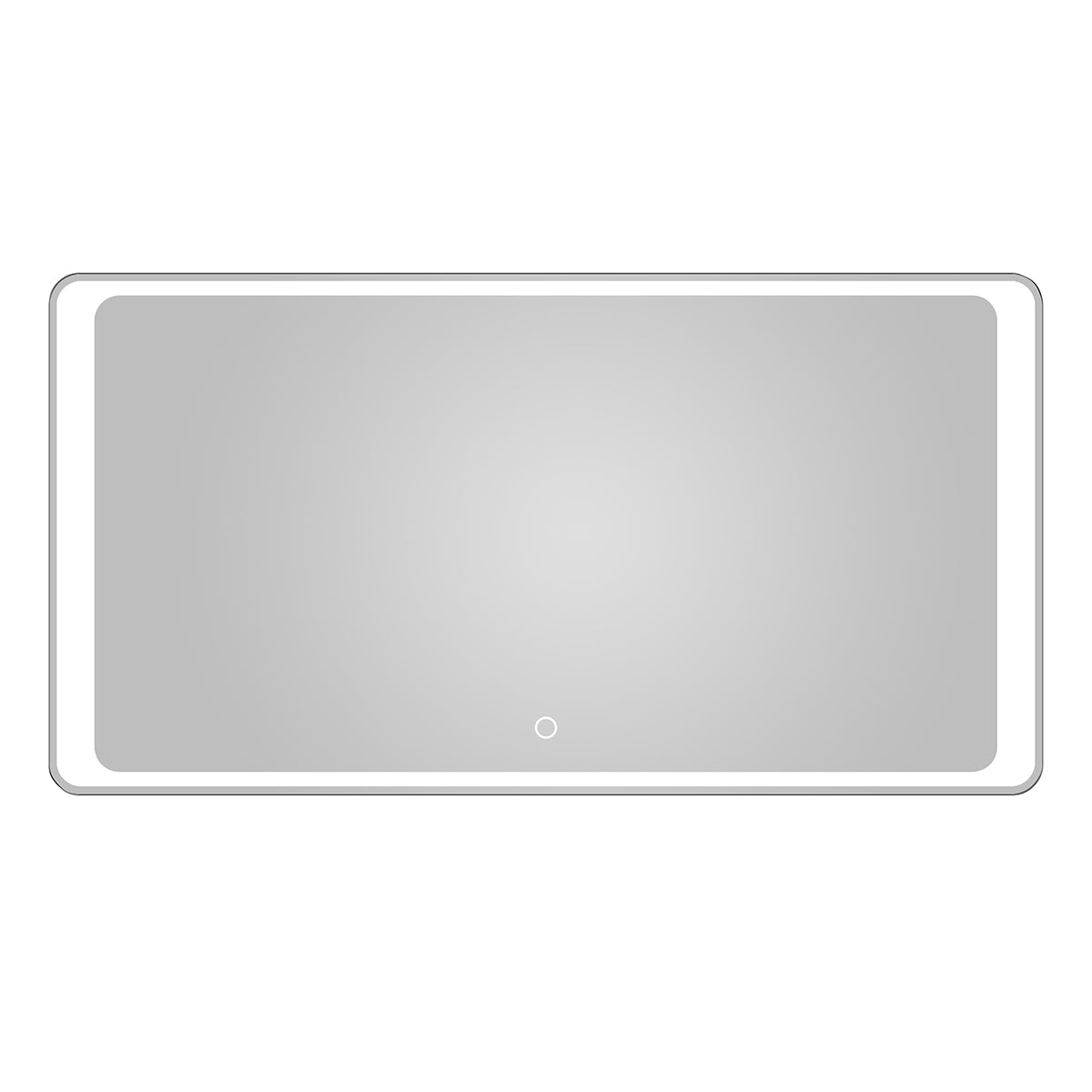 Oglinda baie, sistem iluminare LED, IP44, 120x70cm, D4219, Dezaburire, Touch
