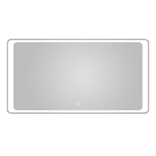 Oglinda baie, sistem iluminare LED, IP44, 120x70cm, D4219, Dezaburire, Touch