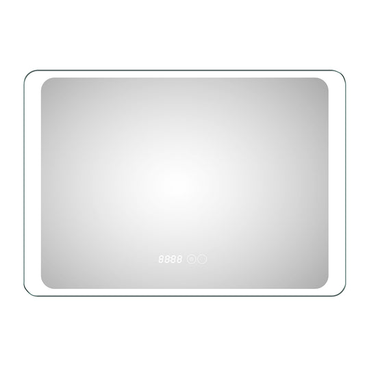 Oglinda baie, sistem iluminare LED, IP44, 120x70cm, D4222, Dezaburire, Touch, Ceas