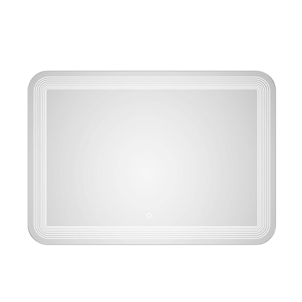 Oglinda baie, sistem iluminare LED, IP44, 100x70cm, D4224, Dezaburire, Touch