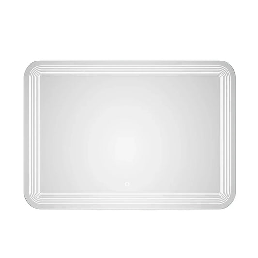 Oglinda baie, sistem iluminare LED, IP44, 100x70cm, D4224, Dezaburire, Touch - 221.ro