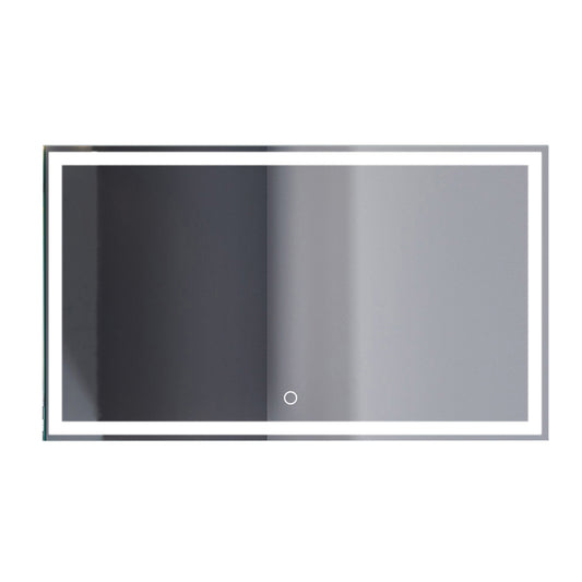 Oglinda baie, sistem iluminare LED, IP44, 100x70cm, D4227, Dezaburire, Touch