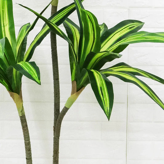 Planta artificiala, Dracaena fara ghiveci, D4265, 140cm, verde - 221.ro