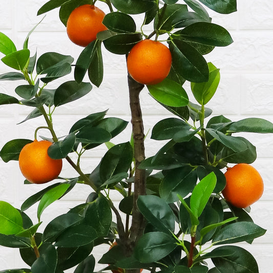 Copac artificial, Portocal fara ghiveci D4273, 100cm