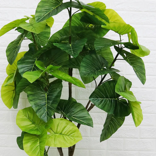 Planta artificiala, Alocasia fara ghiveci, D4290, 165cm, verde - 221.ro