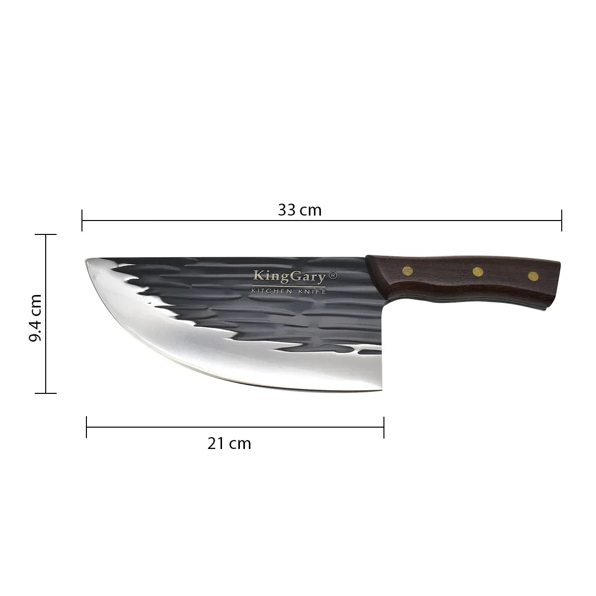 Cutit macelar de bucatarie D4304, otel inoxidabil, 33cm - 221.ro