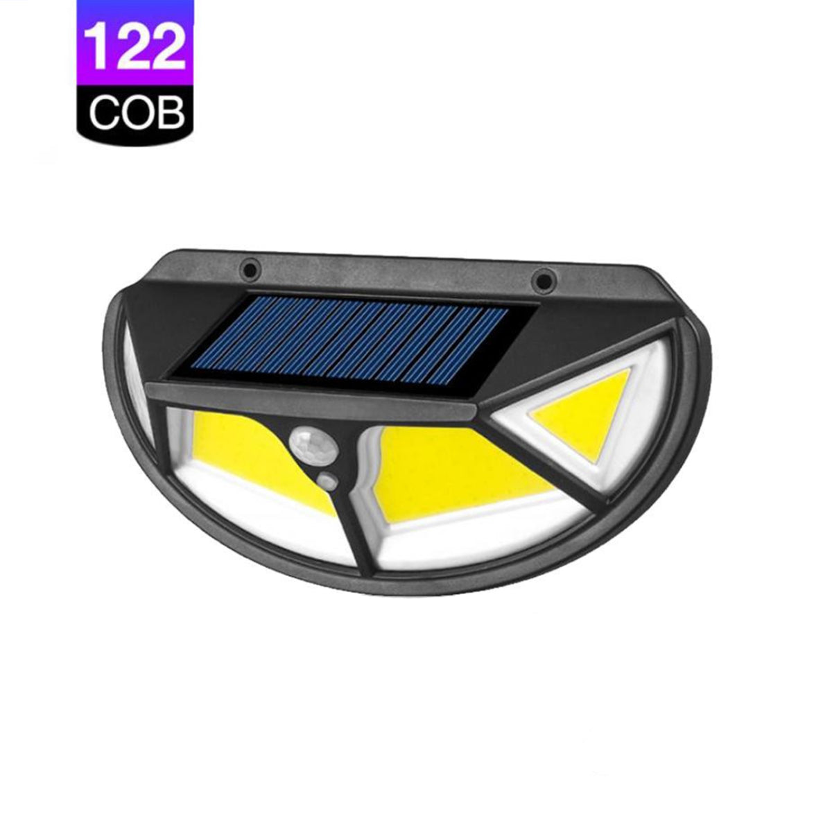 Lampa solara, cu senzor de miscare, lumina LED, acumulator, Naimeed D4316, COB 122 LED-uri