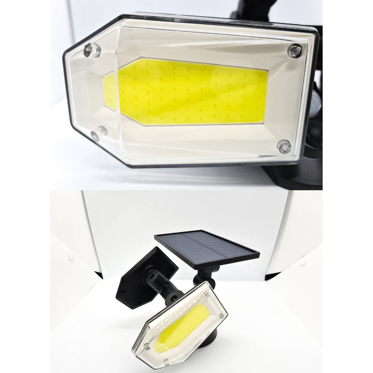 Lampa solara, cu senzor de miscare, lumina LED, acumulator, Naimeed D4318, COB 130 LED-uri