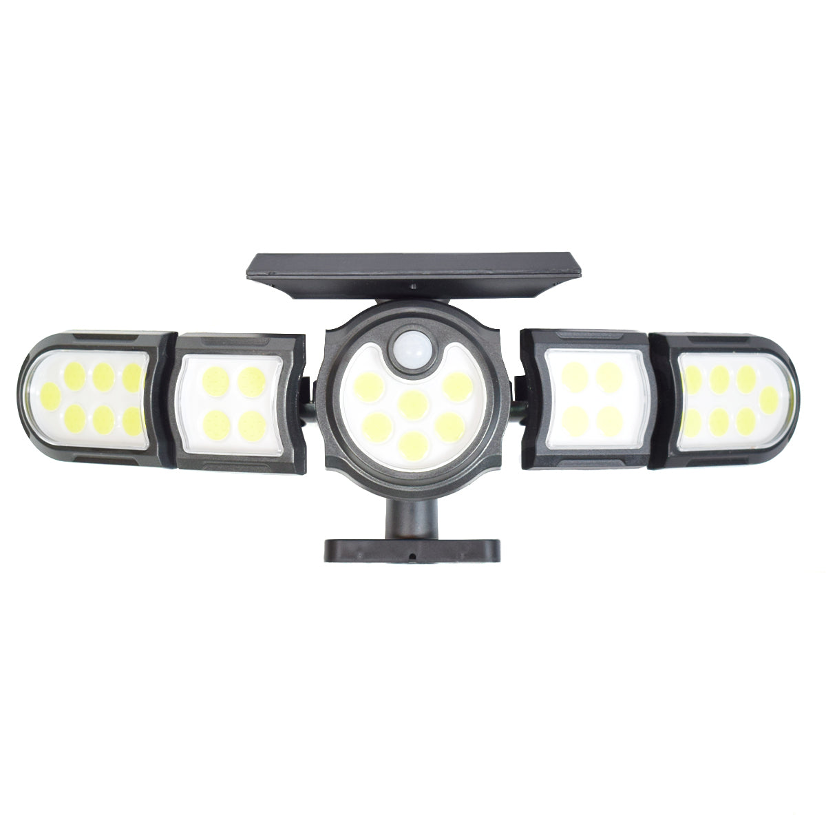 Lampa solara, cu senzor de miscare, lumina LED, acumulator, Naimeed D4332, COB 196 LED-uri