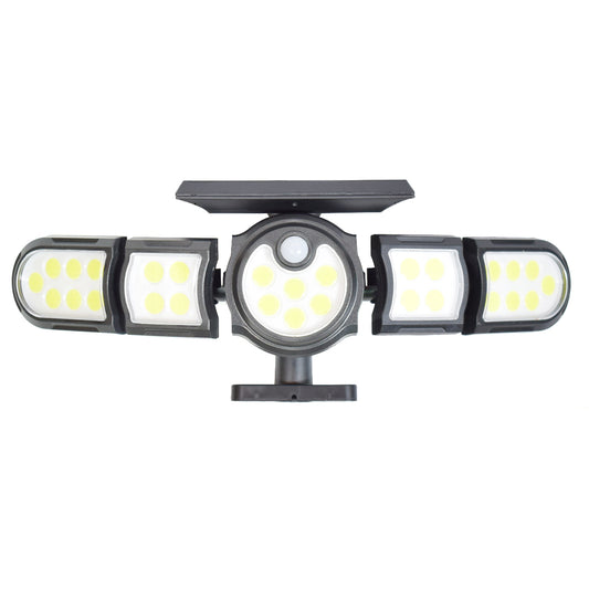 Lampa solara, cu senzor de miscare, lumina LED, acumulator, Naimeed D4332, COB 196 LED-uri