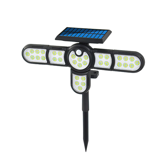 Lampa solara, cu senzor de miscare, lumina LED, acumulator, Naimeed D4333, 198 LED-uri