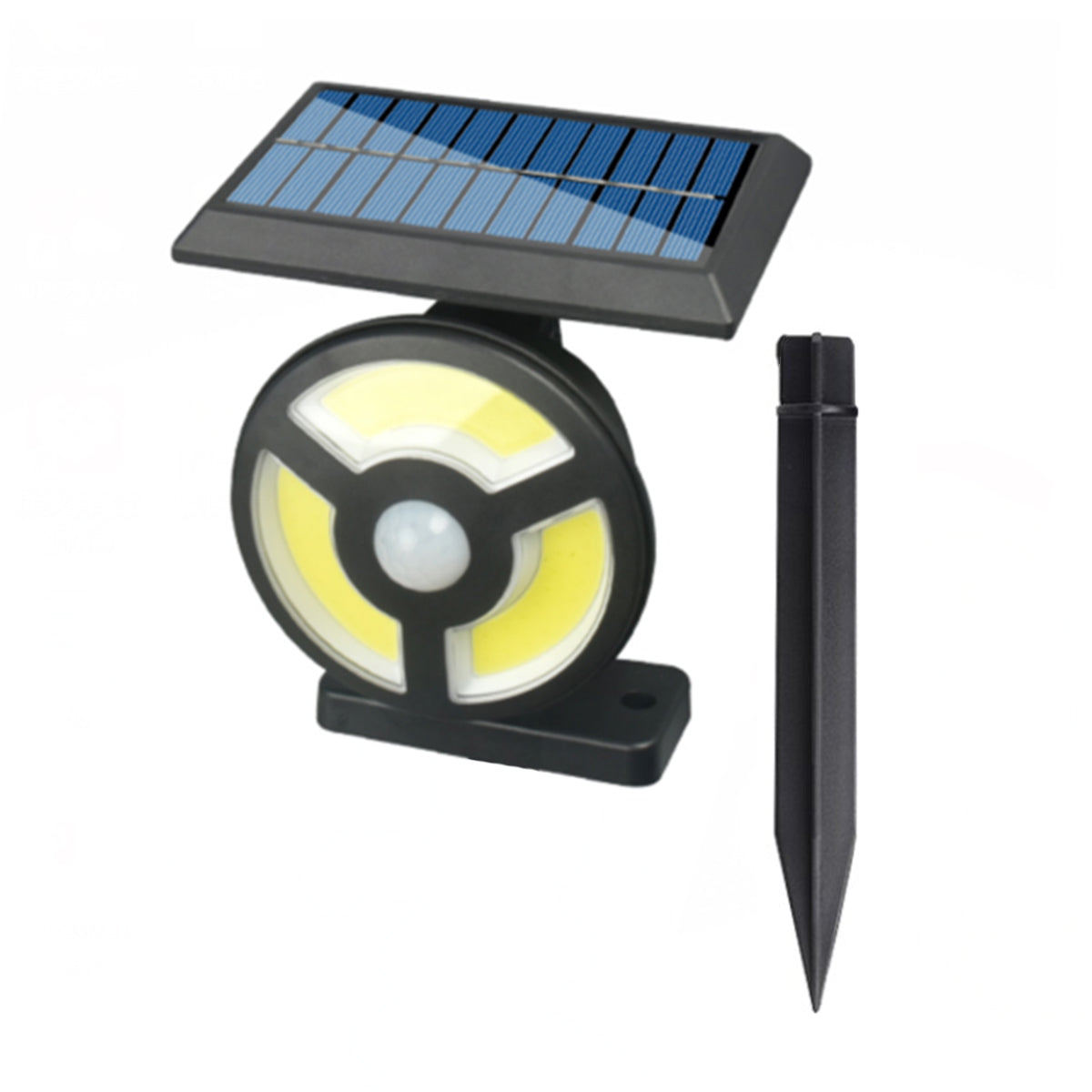 Lampa solara, cu senzor de miscare, lumina LED, acumulator, Naimeed D4335, COB 72 LED-uri