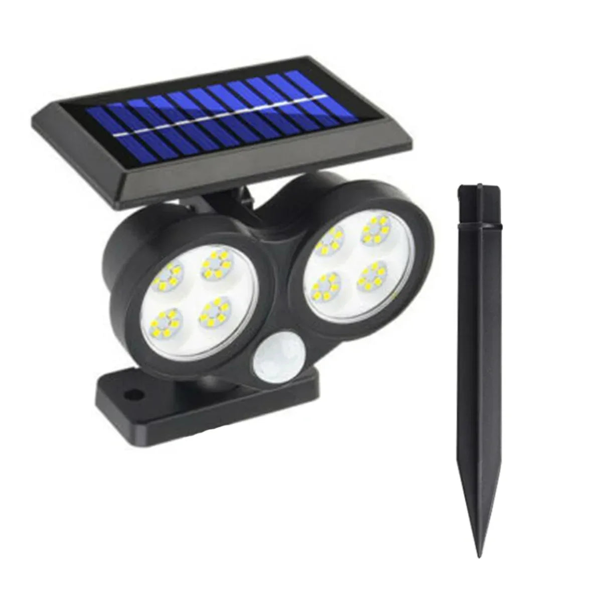 Lampa solara, cu senzor de miscare, lumina LED, acumulator, Naimeed D4336, 48 LED-uri - 221.ro