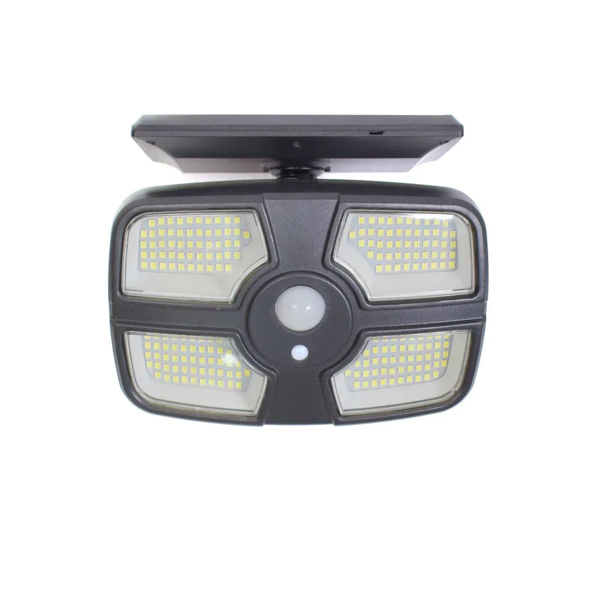 Lampa solara, cu senzor de miscare, telecomanda, lumina LED, acumulator, Naimeed D4339, 208 LED-uri - 221.ro