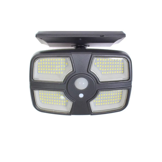 Lampa solara, cu senzor de miscare, telecomanda, lumina LED, acumulator, Naimeed D4339, 208 LED-uri - 221.ro