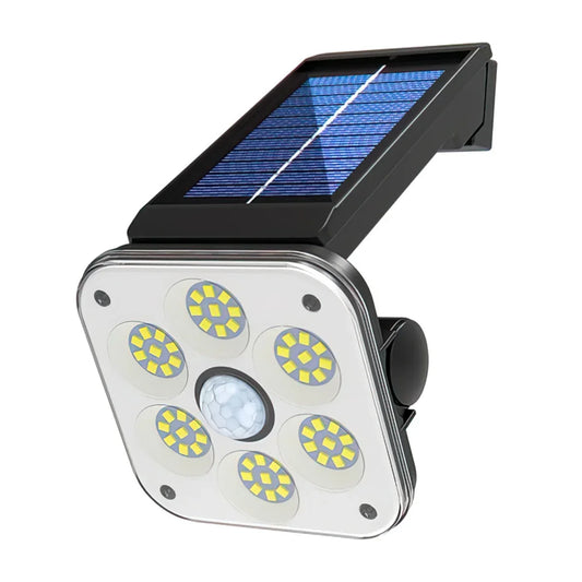 Lampa solara, cu senzor de miscare, lumina LED, acumulator, Naimeed D4346, 54 LED-uri, suport detasabil - 221.ro