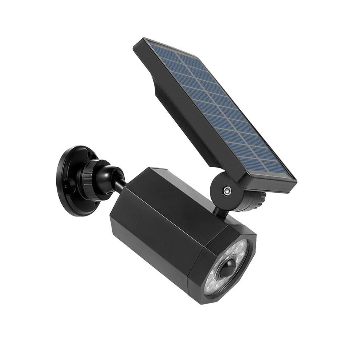 Lampa solara, cu senzor de miscare, lumina LED, telecomanda, acumulator, Naimeed D4348, 8 Power LED-uri