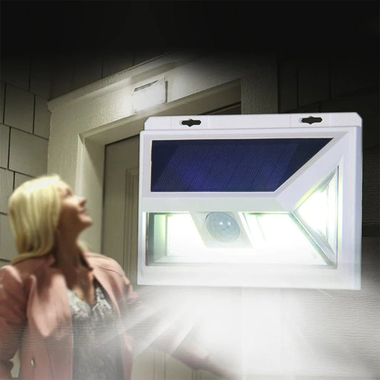 Lampa solara, cu senzor de miscare, lumina LED, acumulator, Naimeed D4358, COB 78 LED-uri