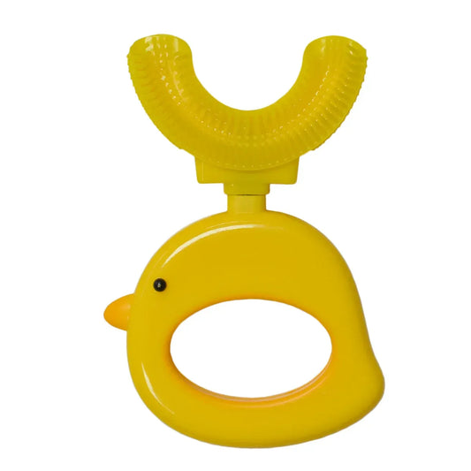Periuta de Dinti Circulara U-shape, pentru Copii 2-7 ani, Naimeed D4374, Galben - 221.ro