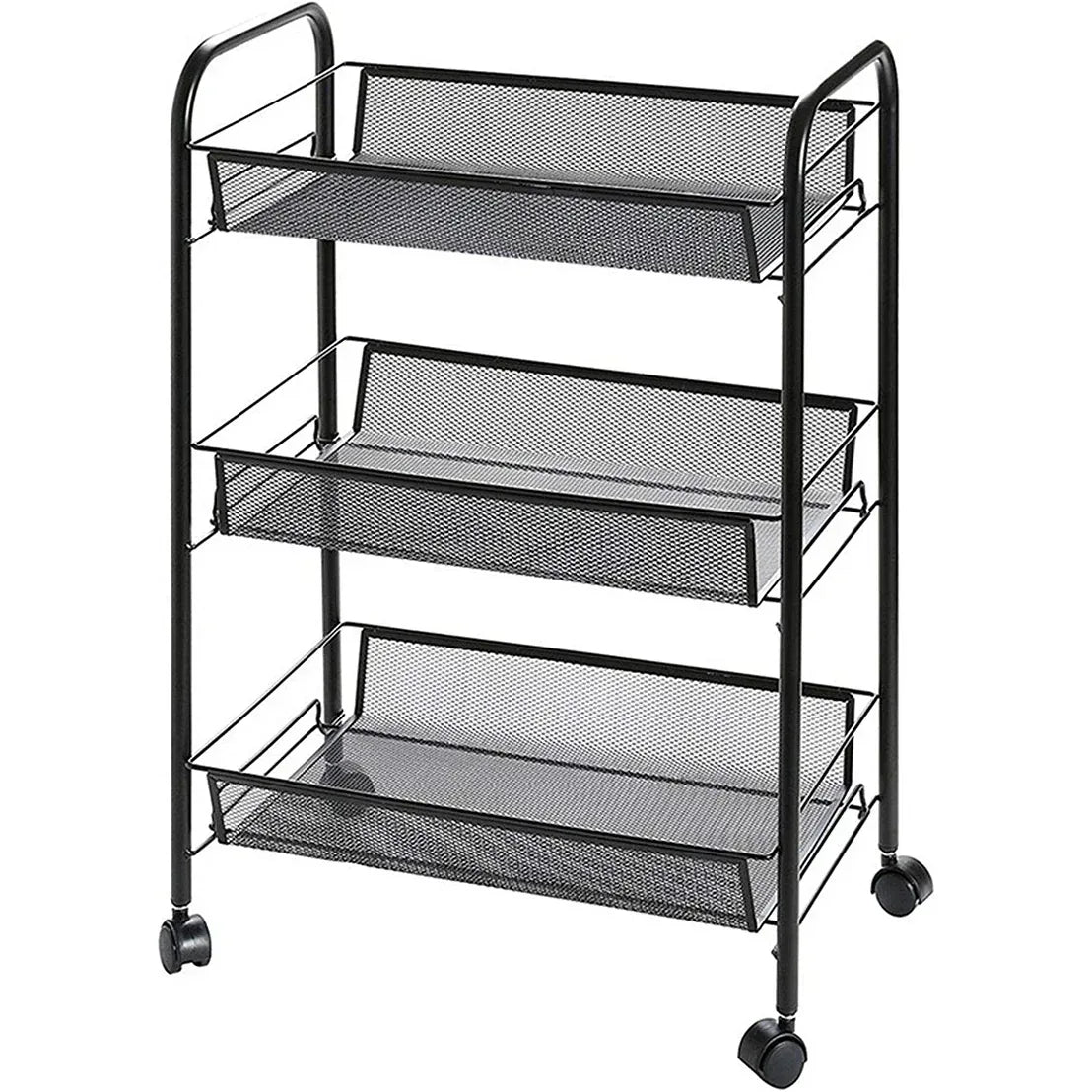 Raft metalic mobil, multifunctional, 3 polite, Naimeed D4402, Negru - 221.ro