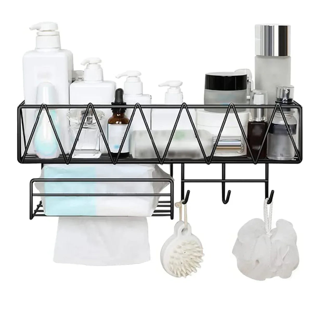 Raft metalic, multifunctional, Naimeed D4422, Negru - 221.ro
